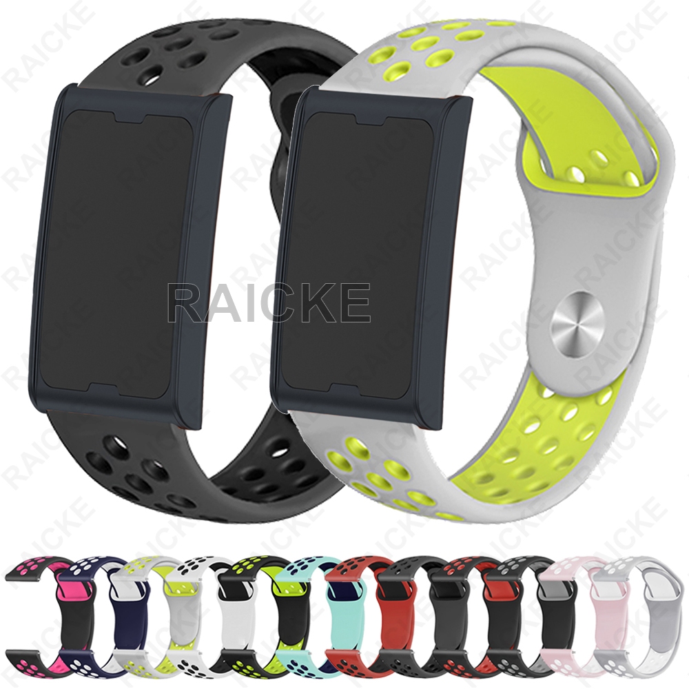 สายรัดซิลิโคนแบบสปอร์ตยางรัดสําหรับสายรัด Aamazfit Helio Strap