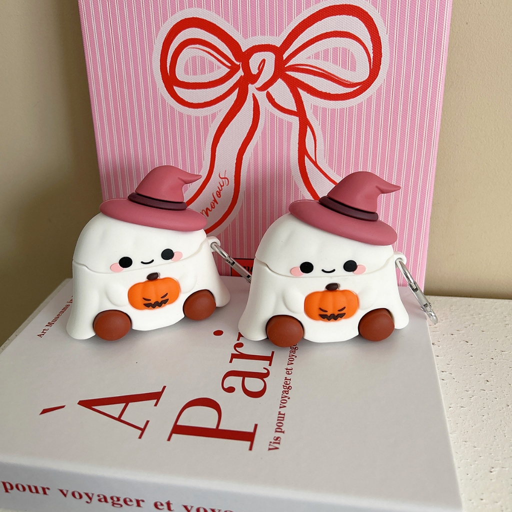 สําหรับ Samsung Galaxy Buds 3 FE/Buds 3 pro/Buds 3 กรณีฟักทองผีน่ารักฮาโลวีน