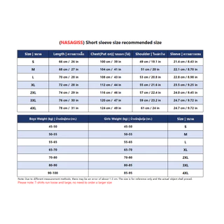 NASA เสื้อยืดชายหญิงแขนสั้น สตรีทฮิปฮอป summer ขอบฟ้า GTR พิมพ์ลาย คอตตอน คอกลม หลวมและระบายอากาศ