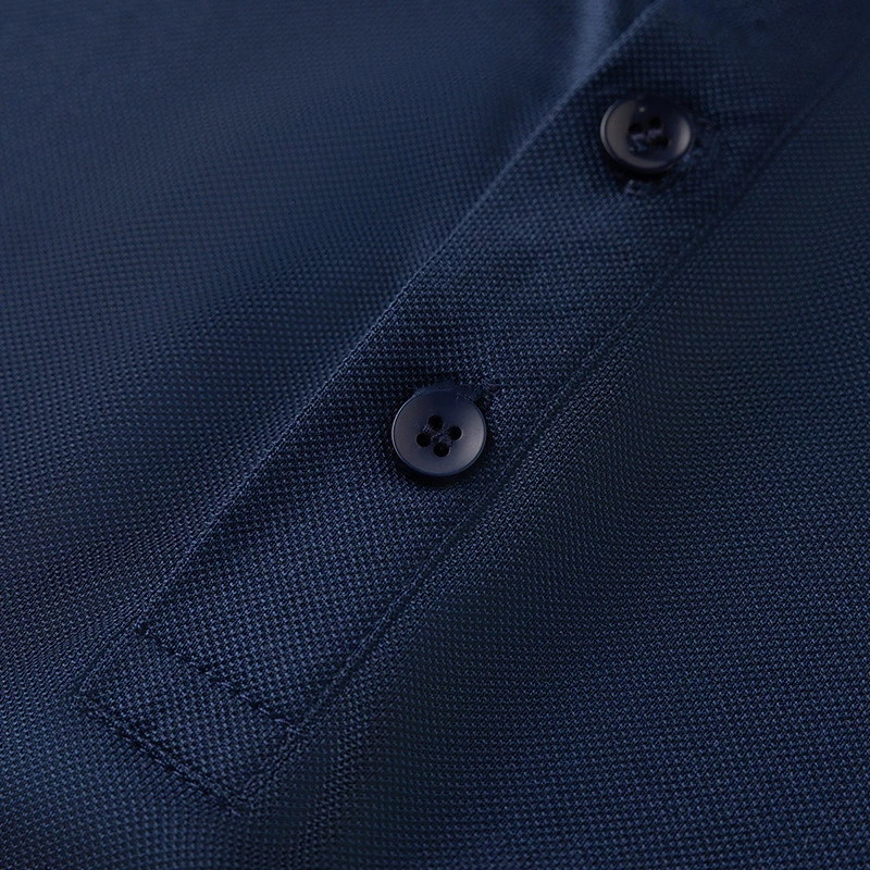 [ลดราคา] เสื้อโปโลแขนสั้นผ้าฝ้ายแท้คุณภาพดี สไตล์นักธุรกิจสำหรับหนุ่มๆ ในฤดูร้อน - รูปที่ 6