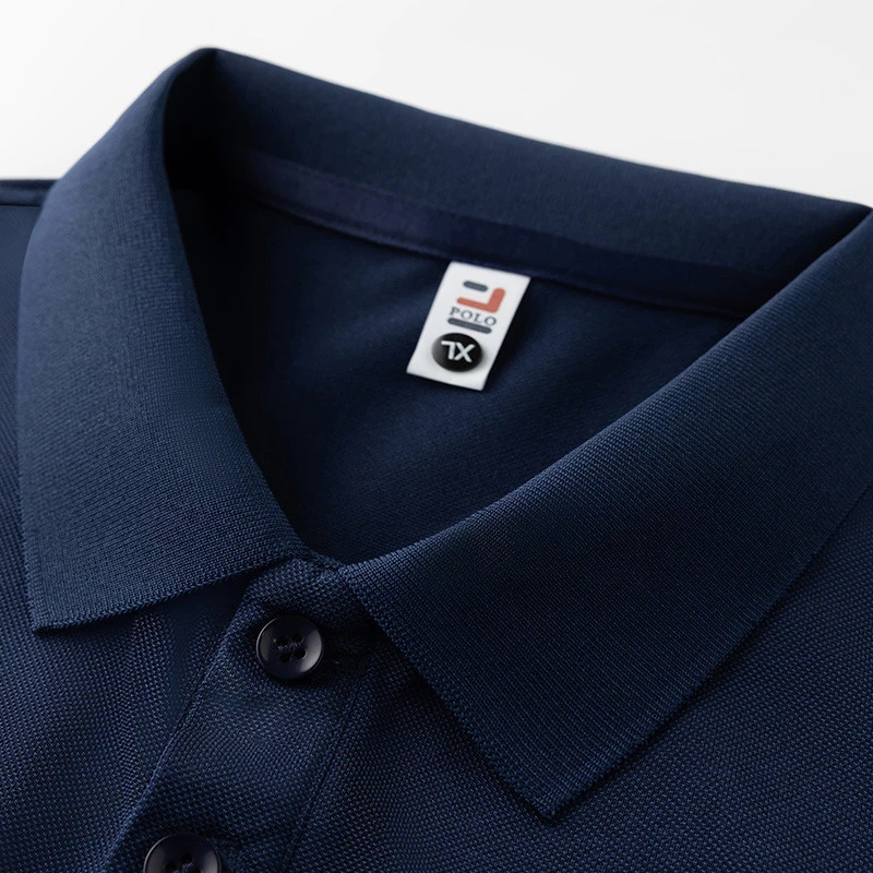 [ลดราคา] เสื้อโปโลแขนสั้นผ้าฝ้ายแท้คุณภาพดี สไตล์นักธุรกิจสำหรับหนุ่มๆ ในฤดูร้อน - รูปที่ 5