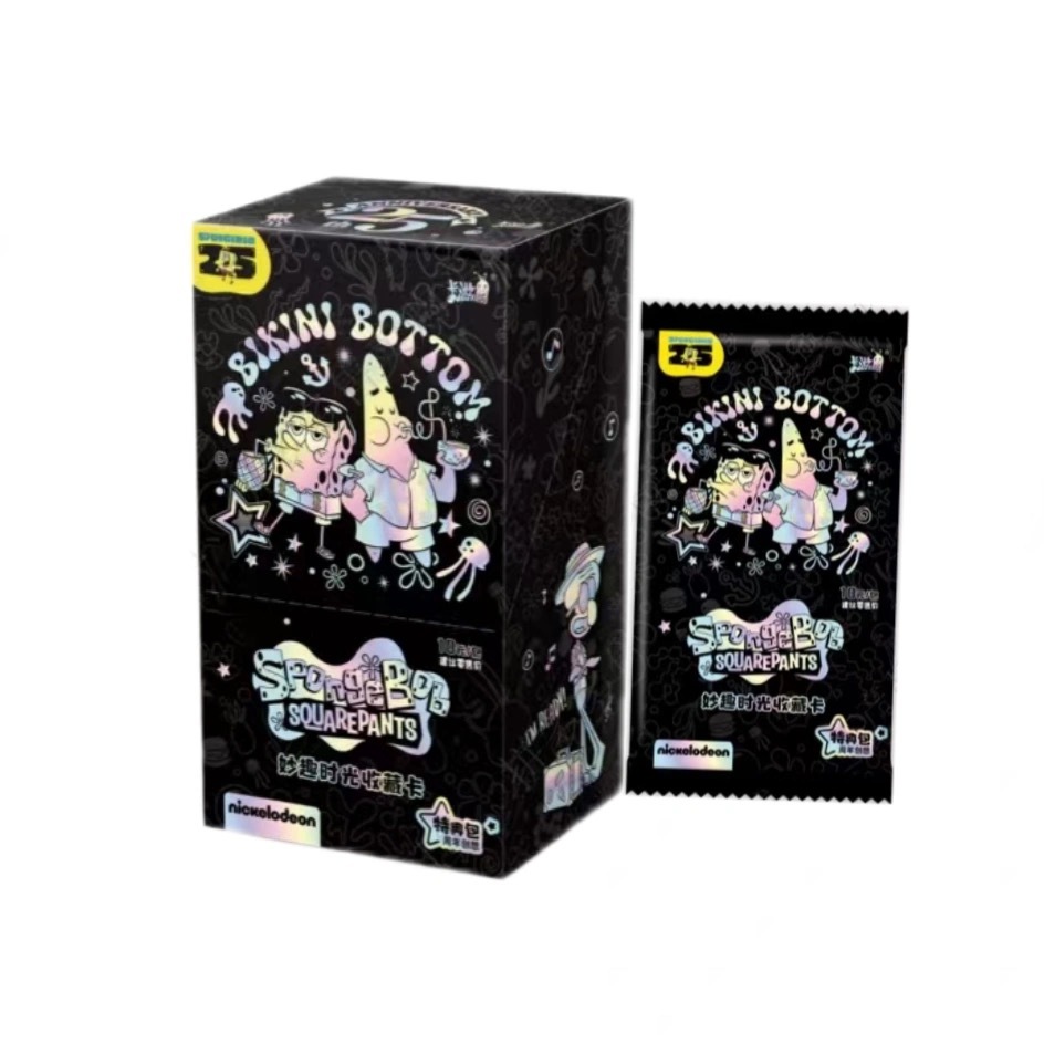 Kayou SpongeBob SQUAREPANTS การ์ดสะสมกล่องบูสเตอร์ปิดผนึกใหม่