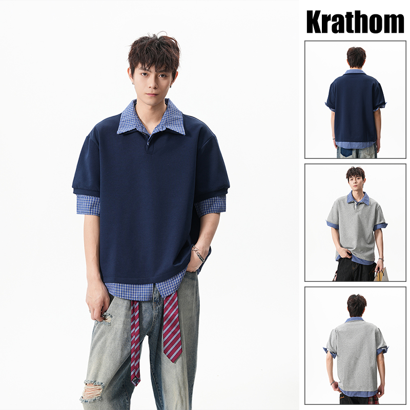 เสื้อโปโลแขนสั้น สไตล์อเมริกัน ใส่ได้ทั้งชายและหญิง ออกแบบให้สวมใส่ง่ายและพอดีตัว สำหรับคู่รักหรือใส่ลำลอง