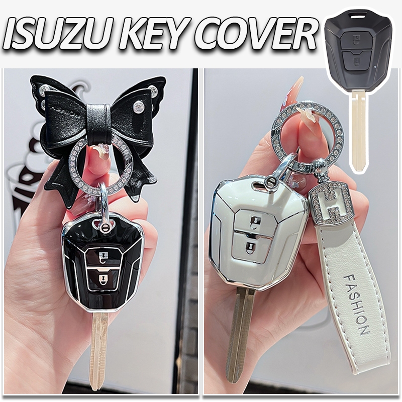 เคสกุญแจ Isuzu สําหรับ MU-X/X-series/MU-7/D-max รีโมท ปลอกกุญแจ พวงกุญแจเชือกเส้นเล็ก