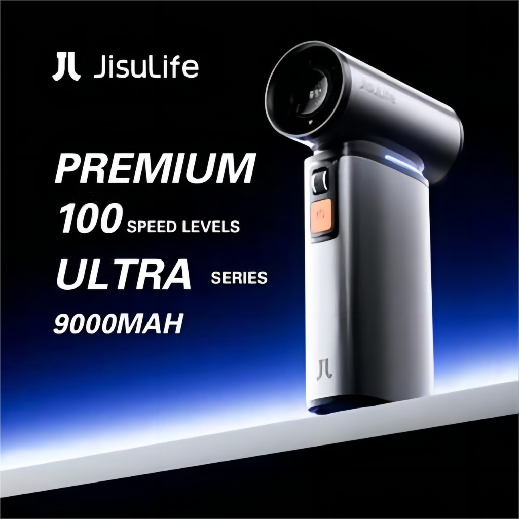 JISULIFE พัดลมมือถือ Ultra1 พัดลมเทอร์โบ