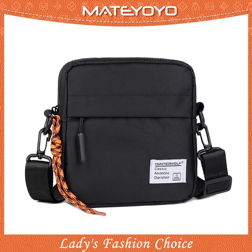 MATEYOYO กระเป๋าสะพายไหล่ขนาดเล็กผู้ชายความจุขนาดใหญ่น้ําหนักเบาแฟชั่นลําลองกีฬากระเป๋า Messenger สําหรับธุรกิจการเดินทาง