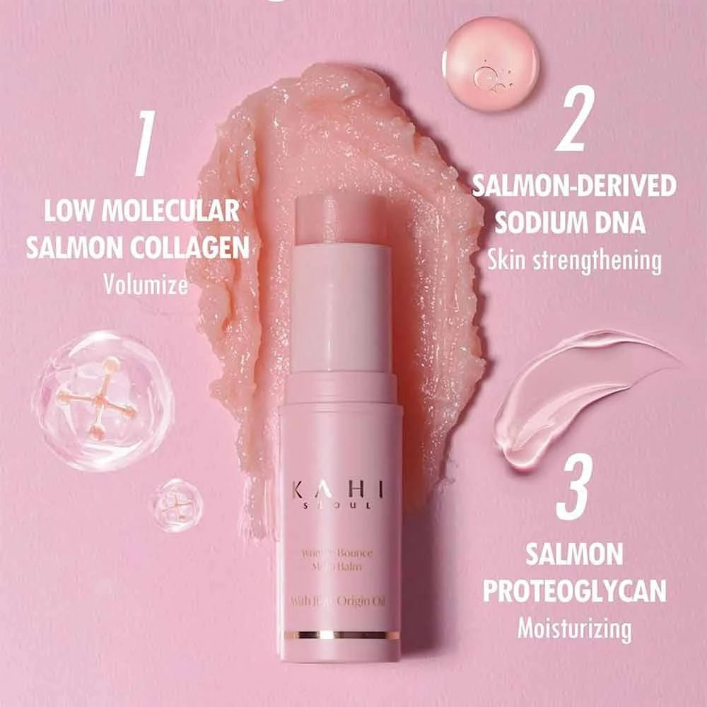 🌸สินค้าขายดี✅Kahi Wrinkle Bounce Multi Balm (9g) Kahi Multi Balm สูตรอ่อนโยน ผิวเด้ง ลดเลือนริ้วรอย แต่งหน้าติดทนนาน