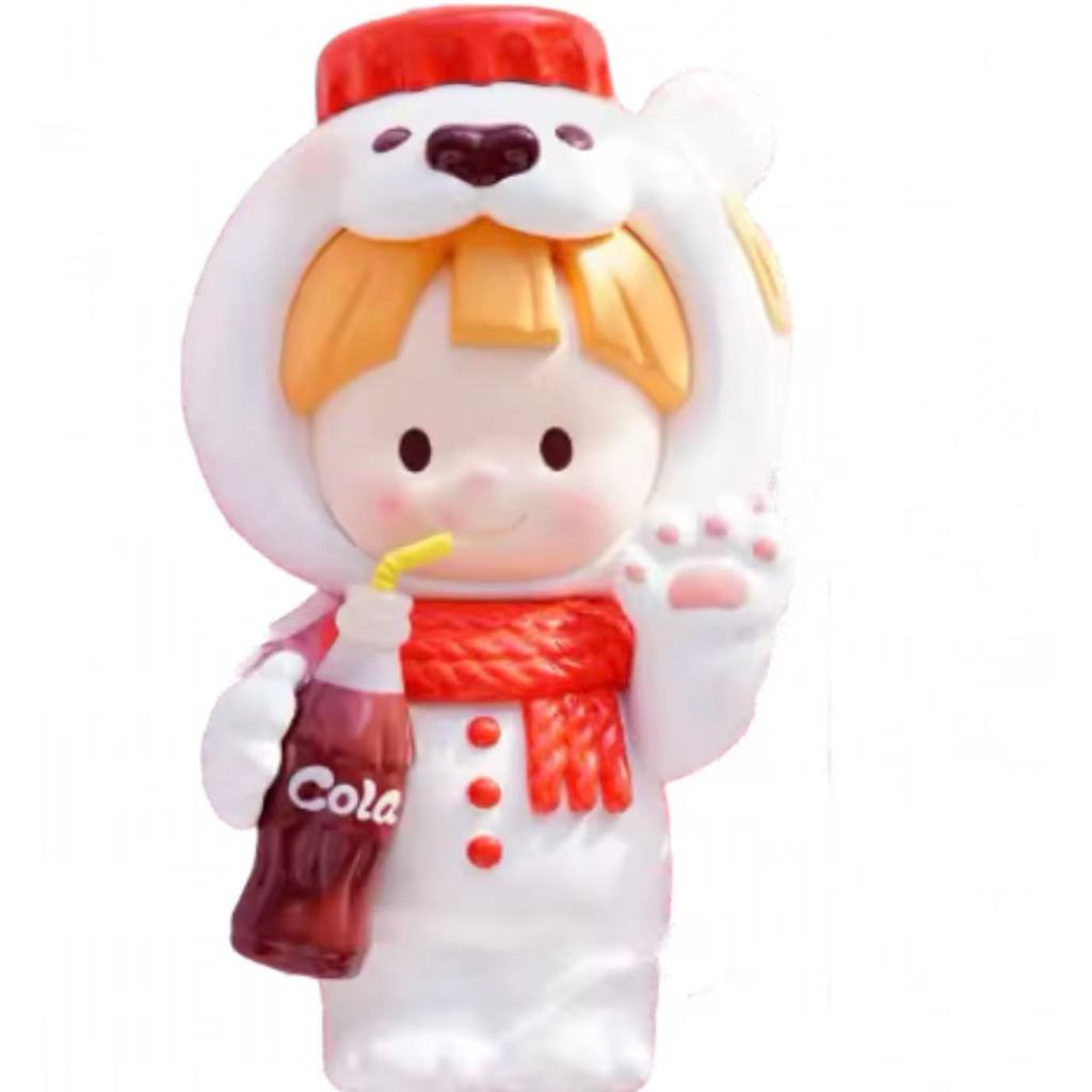Minn White Bear Cola Big Baby Hand-Made เครื่องประดับอินเทรนด์เล่นของขวัญน่ารักของสะสมสร้างสรรค์