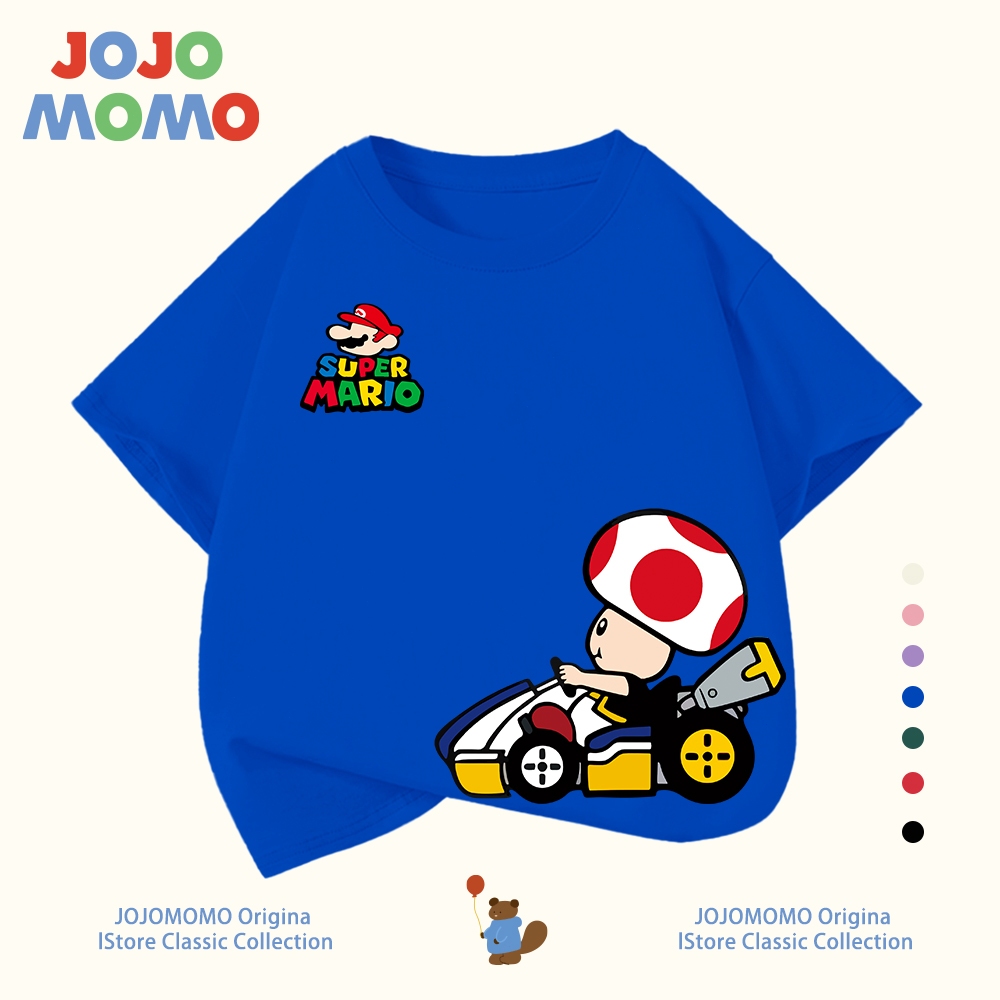 เสื้อยืดเด็กผู้ชาย ลายมาริโอ้ แขนสั้น ผ้าฝ้ายแท้100% ใส่สบาย ระบายอากาศดี พร้อมส่งใน 24ชม - รูปที่ 3