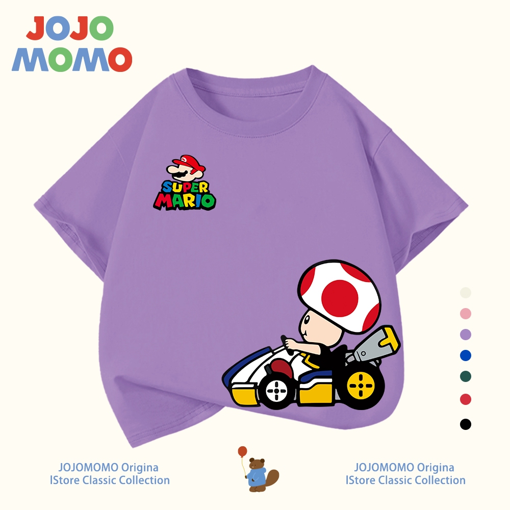 เสื้อยืดเด็กผู้ชาย ลายมาริโอ้ แขนสั้น ผ้าฝ้ายแท้100% ใส่สบาย ระบายอากาศดี พร้อมส่งใน 24ชม - รูปที่ 6