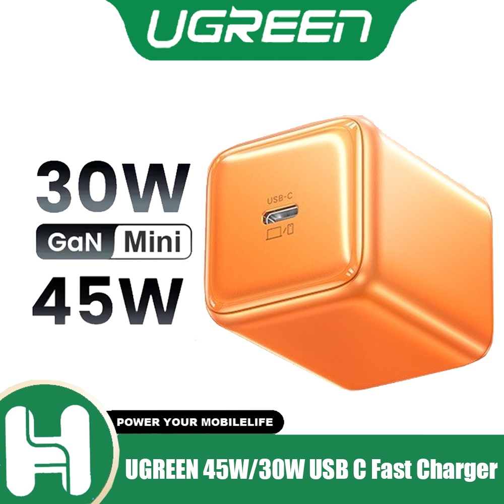 UGREEN 45W/30W USB C Fast Charger Compact USB C Fast Charger PD3.0 GaN Charger