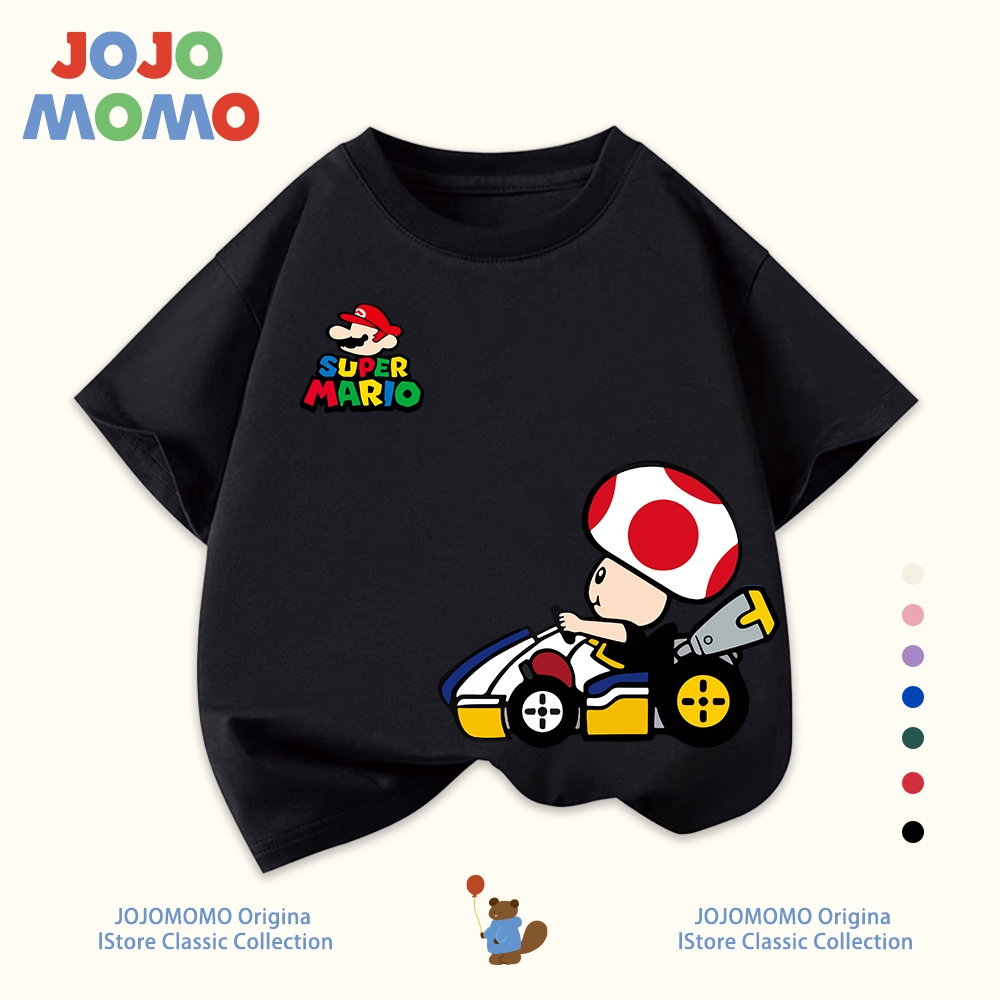 เสื้อยืดเด็กผู้ชาย ลายมาริโอ้ แขนสั้น ผ้าฝ้ายแท้100% ใส่สบาย ระบายอากาศดี พร้อมส่งใน 24ชม - รูปที่ 7