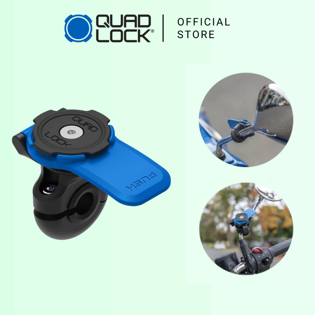 Quad Lock Original Scooter Motorcycle Mirror Mount อุปกรณ์มอเตอร์ไซค์ ที่วางโทรศัพท์มอเตอร์ไซค์
