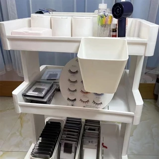 ถังเก็บของระงับรถเข็นแขวนตะกร้าสําหรับห้องนั่งเล่นและครัวครัวเรือนขยะถังเก็บร้านเสริมสวยรถเข็นถังขยะ