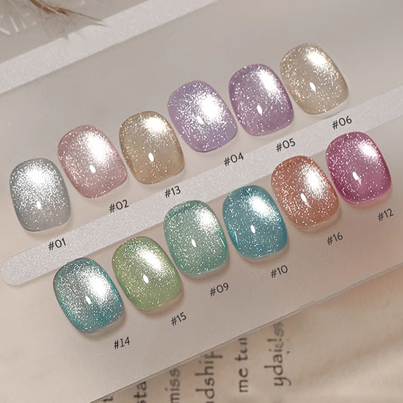 [ANNIES] ขนาดเล็กหลอดไฟ Cats Eye Nail Polish Super Flash Gel Magnetic Powder Delicate Multi-Color อุปกรณ์เสริม 16ml ราคา ถูกที่สุด ดีลบีเคเค แกลเลอรีภาพที่ 3