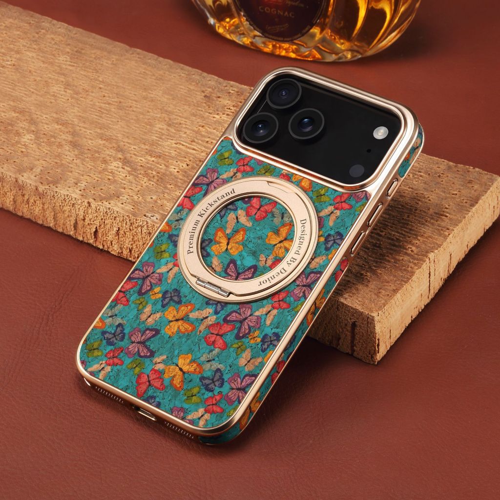 สําหรับ iPhone 17 16 Pro Max Case 17 Air Flower Language Stand Phone Cover