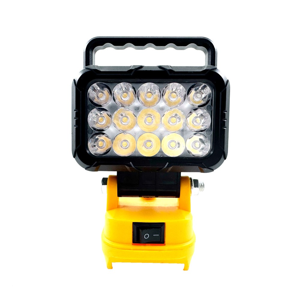 3 นิ้ว LED โคมไฟทํางานสําหรับ Dewalt 18V 20V แบตเตอรี่ Li-ion พร้อมพอร์ต USB คู่ Bright โคมไฟแบบพกพาสําหรับ Camping Working Night ตกปลา