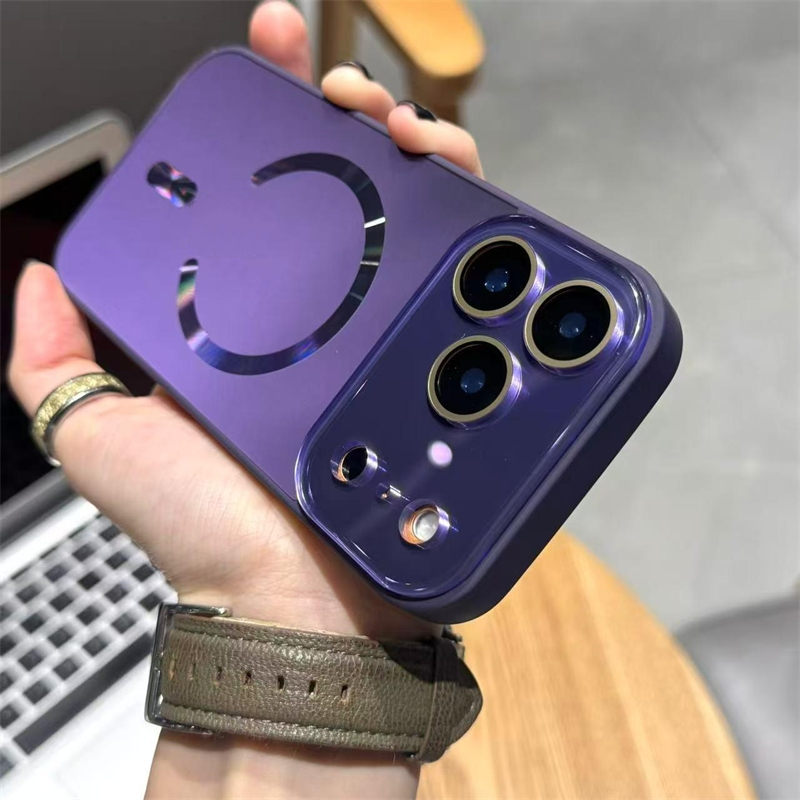 ใหม่Matte Aurora Large Windowเคสโทรศัพท์แม่เหล็กสําหรับiPhone 13 14 15 16 17 Pro Maxกรณีพร้อมป้องกันกล้องกันกระแทกความงามปลอกครอบคลุมเต็มรูปแบบMatte Anti-ลายนิ้วมือ ราคา ถูกที่สุด ดีลบีเคเค แกลเลอรีภาพที่ 6