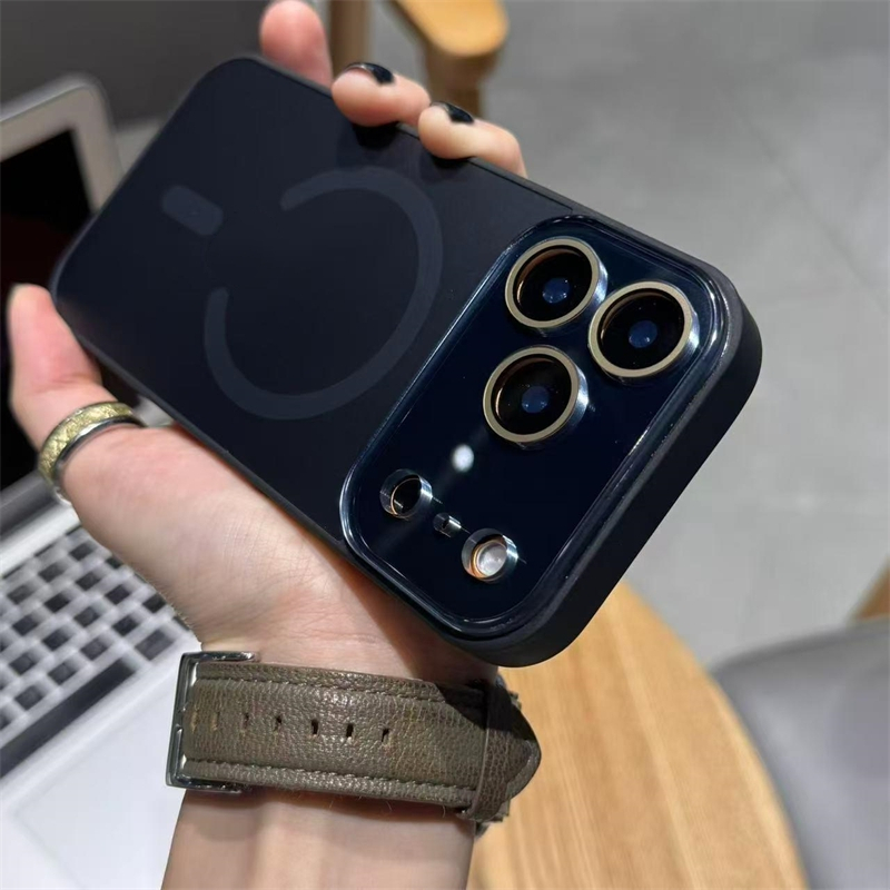 ใหม่Matte Aurora Large Windowเคสโทรศัพท์แม่เหล็กสําหรับiPhone 13 14 15 16 17 Pro Maxกรณีพร้อมป้องกันกล้องกันกระแทกความงามปลอกครอบคลุมเต็มรูปแบบMatte Anti-ลายนิ้วมือ ราคา ถูกที่สุด ดีลบีเคเค แกลเลอรีภาพที่ 7