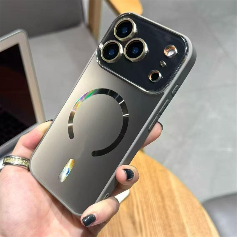 ใหม่Matte Aurora Large Windowเคสโทรศัพท์แม่เหล็กสําหรับiPhone 13 14 15 16 17 Pro Maxกรณีพร้อมป้องกันกล้องกันกระแทกความงามปลอกครอบคลุมเต็มรูปแบบMatte Anti-ลายนิ้วมือ ราคา ถูกที่สุด ดีลบีเคเค แกลเลอรีภาพที่ 9