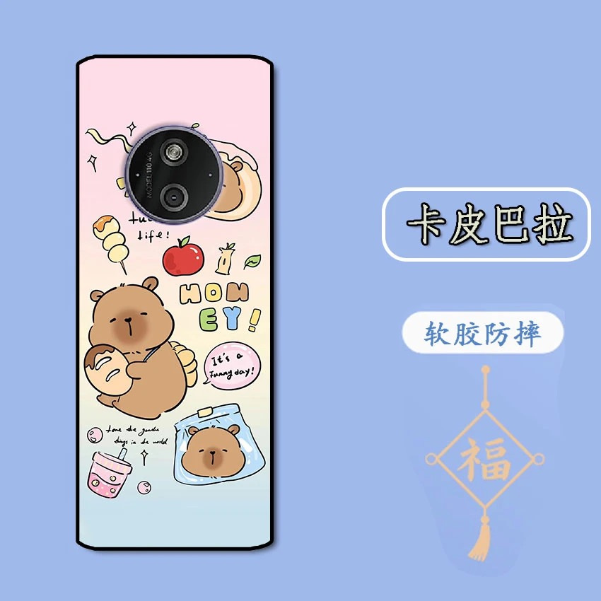 สําหรับ Nokia 125 4G 2024 กรณี TA-1674 ซิลิโคนนุ่ม TPU ทาสีปกหลังสําหรับ Nokia HMD 110 4G เคสโทรศัพท