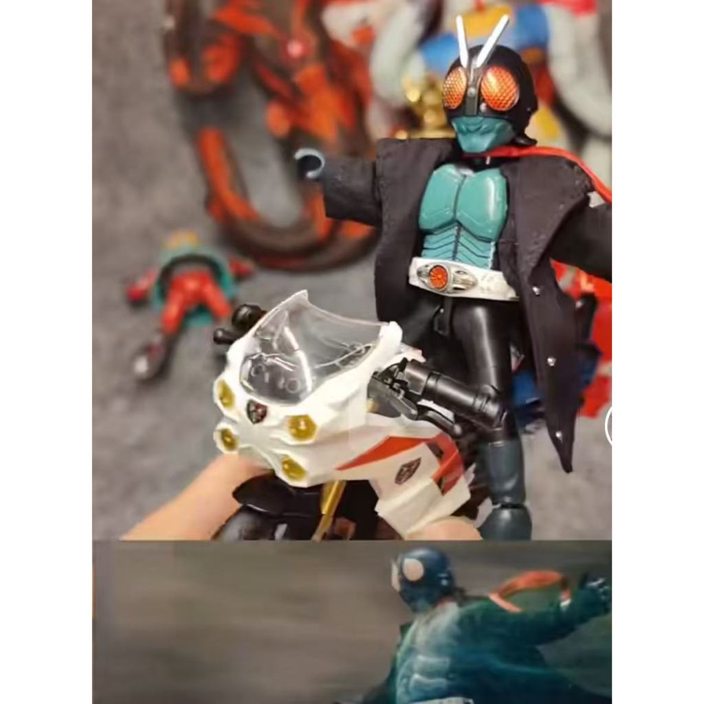 ▲KKangT▲ Blokees Figures - Kamen Rider CLASSIC COLLECTION Version SHIN·KAMENRIDER Small accessory windbreaker