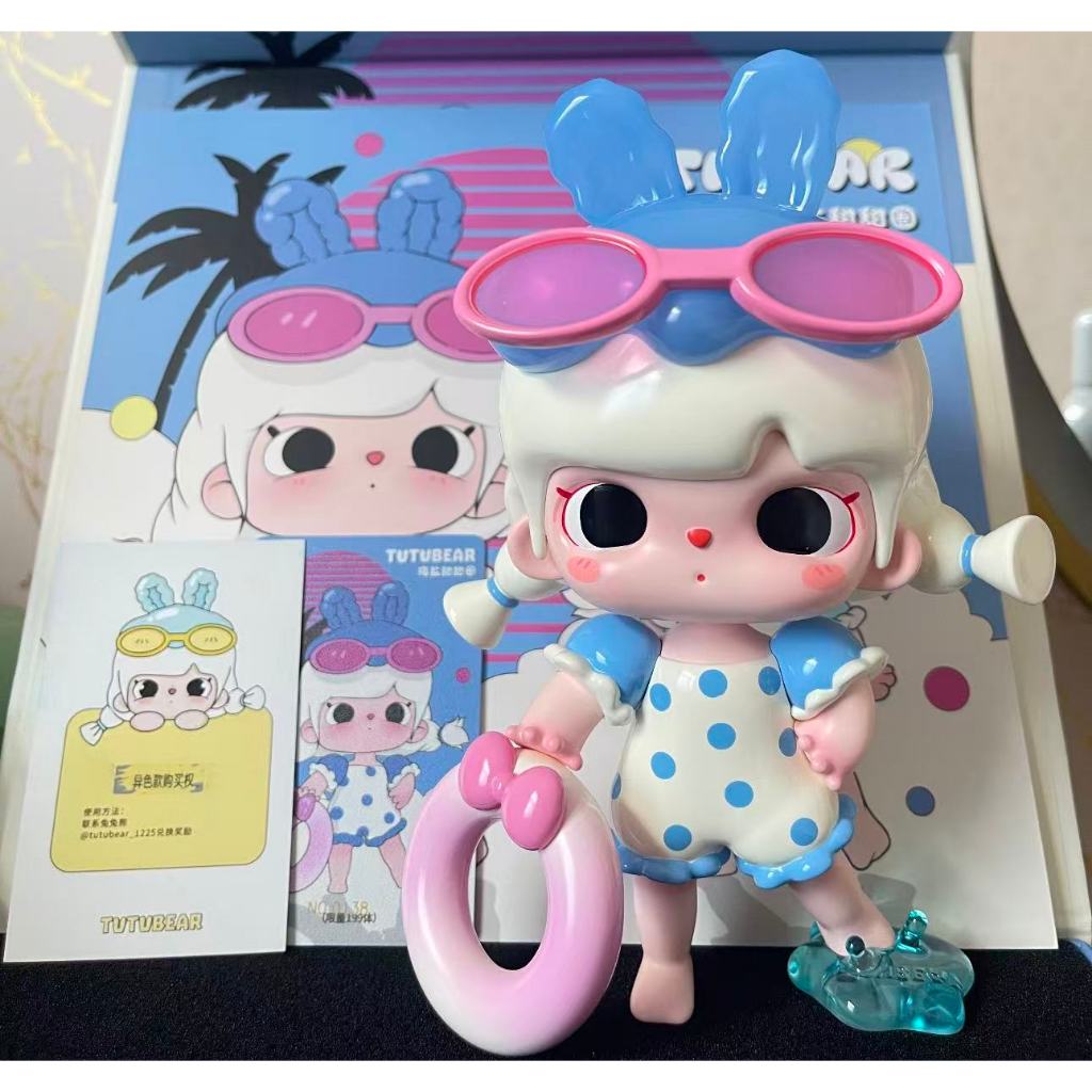TUTU BEAR TUTU BEAR Sea Salt Donut Big Baby รูปเครื่องประดับอินเทรนด์เล่นของขวัญน่ารักของสะสมสร้างสร