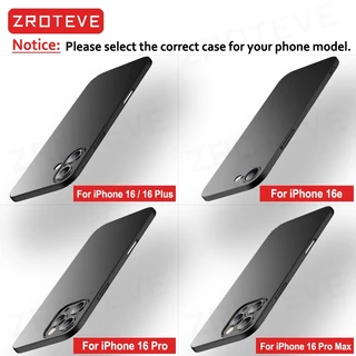 สําหรับiPhone17 ProกรณีZROTEVEหรูหราUltra Slim Frosted Hard PCสําหรับiPhone 17 Air 17e 16 16e 14 15 Pro Max iPhone16 iPhone15 Plusเคสโทรศัพท์