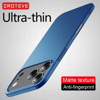 สําหรับiPhone17 ProกรณีZROTEVEหรูหราUltra Slim Frosted Hard PCสําหรับiPhone 17 Air 17e 16 16e 14 15 Pro Max iPhone16 iPhone15 Plusเคสโทรศัพท์