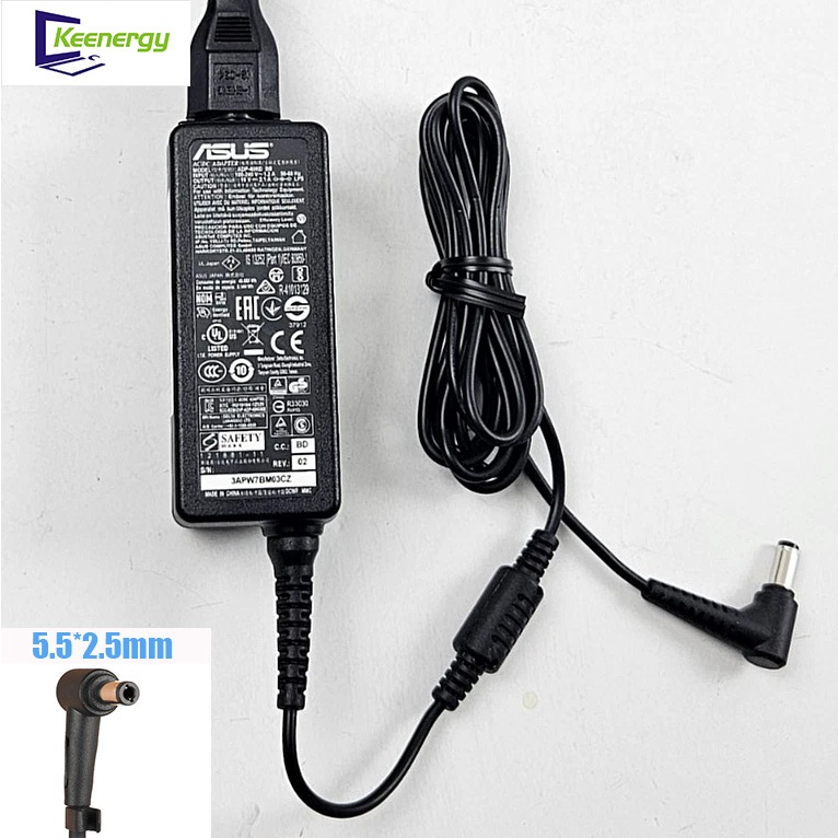 40W Asus AC DC Adapter สําหรับ LS248H VC239H VC279H VZ239H-W VZ249H Monitor