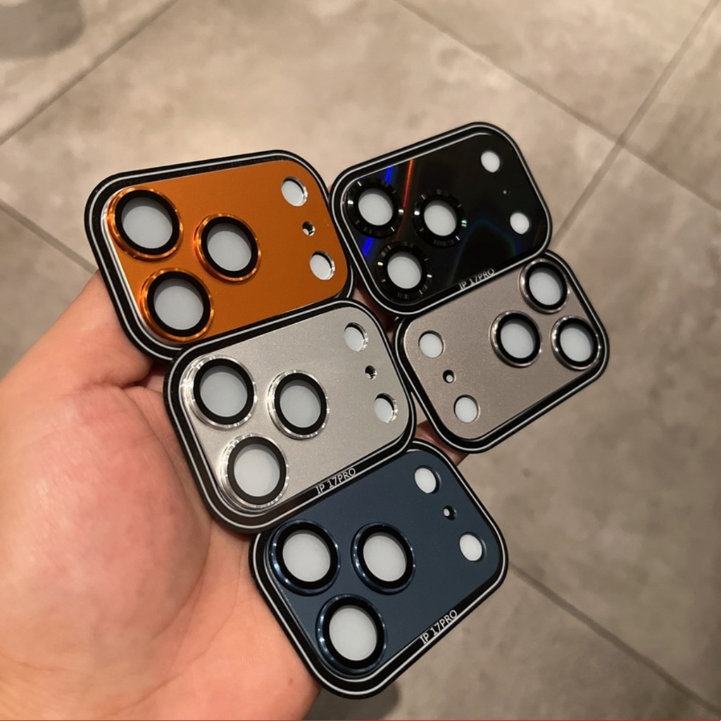 Full Coverage Metal Armor Lens Film เหมาะสําหรับ iPhone17Promax Lens Film 17Pro/17Air HD Film ฟิล์มกระจกฟิล์มกันรอยกล้อง