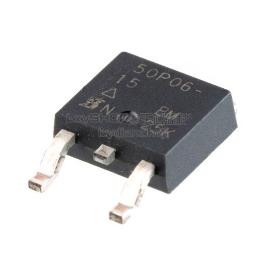 10pcs Original 50P06-15 SUD50P06-15 TO-252 MOS ทรานซิสเตอร์