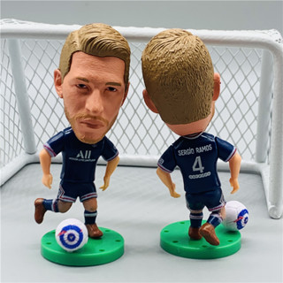 Soccerwe เครื่องเล่นฟุตบอล 7 ซม. PS 4 Sergio Ramos Dolls