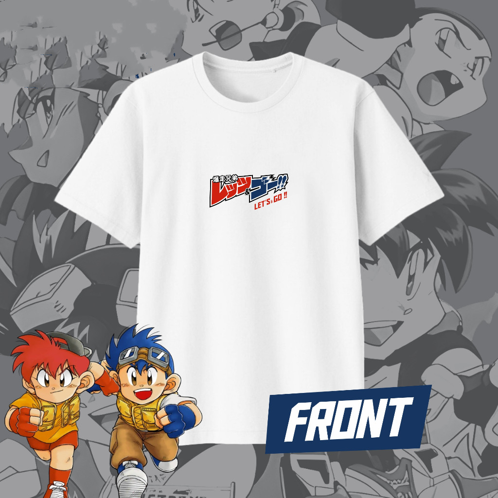 อะนิเมะ Tamiya LETS GO เสื้อยืดกระพริบผ้าฝ้ายแท้ Casual All-Match Street Retro ญี่ปุ่น Unisex แขนสั้นด้านบน ราคา ถูกที่สุด ดีลบีเคเค แกลเลอรีภาพที่ 3
