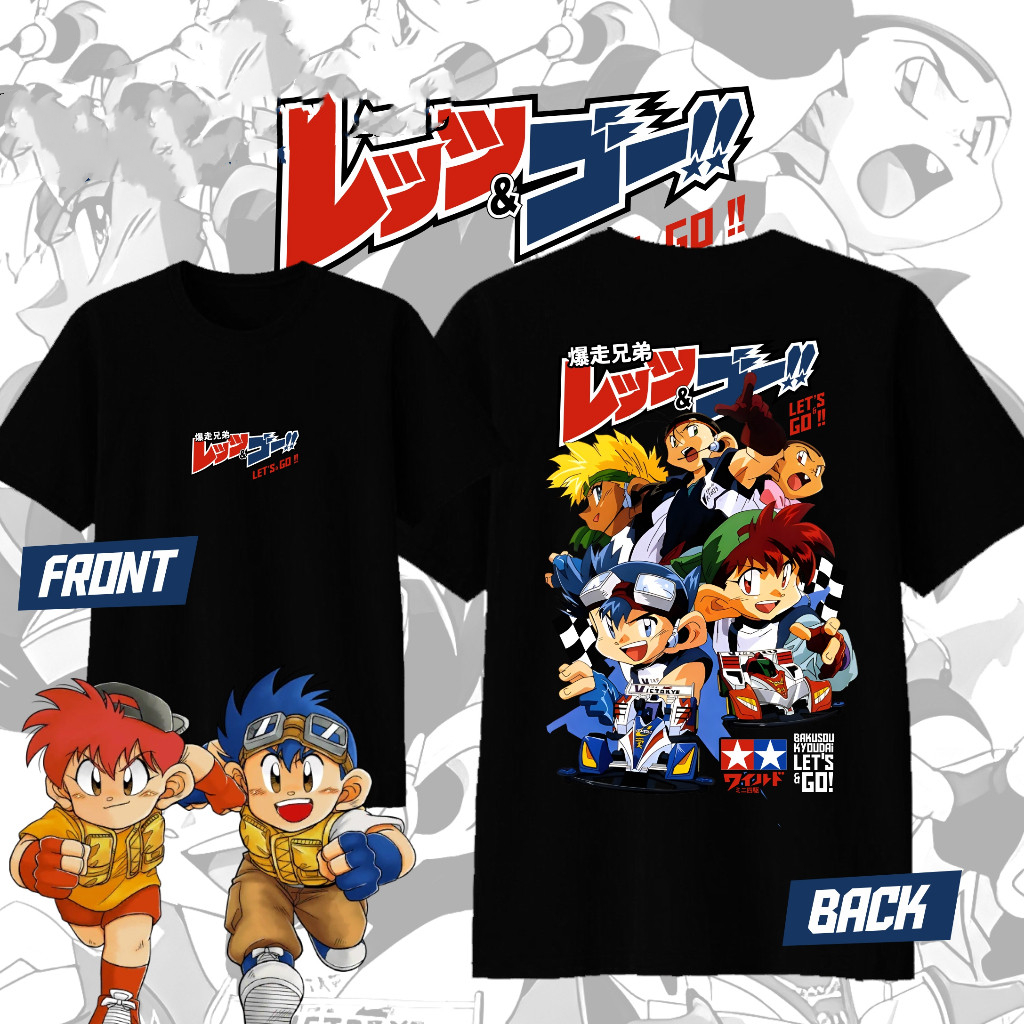 อะนิเมะ Tamiya LETS GO เสื้อยืดกระพริบผ้าฝ้ายแท้ Casual All-Match Street Retro ญี่ปุ่น Unisex แขนสั้นด้านบน ราคา ถูกที่สุด ดีลบีเคเค แกลเลอรีภาพที่ 6