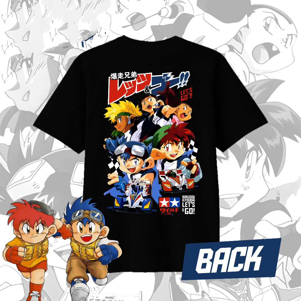 อะนิเมะ Tamiya LETS GO เสื้อยืดกระพริบผ้าฝ้ายแท้ Casual All-Match Street Retro ญี่ปุ่น Unisex แขนสั้นด้านบน ราคา ถูกที่สุด ดีลบีเคเค แกลเลอรีภาพที่ 7