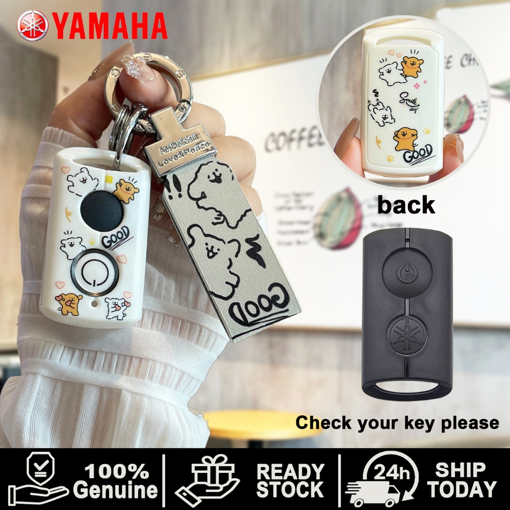 เคสกุญแจ Yamaha TPU Key Cover NMAX155/XMAX300 Remote Car Key Protection Cover Casing