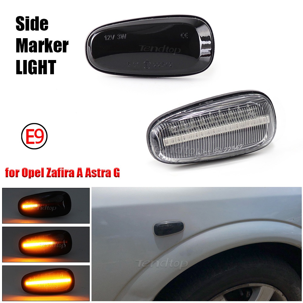 2 ชิ้น หลอดไฟเลี้ยวรถยนต์ led 2 ชิ้นสําหรับ opel zafira a 99-05 astra g 98-09 สีขาว