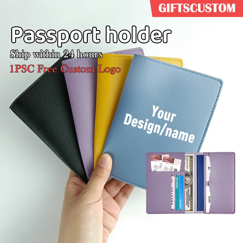 Spot ความจุขนาดใหญ่ Multi-function Multi-card Slot ผู้ถือหนังสือเดินทางหนัง Pu ชุดป้องกันหนังสือเดินทางหนังกระเป๋าหนังสือเดินทาง