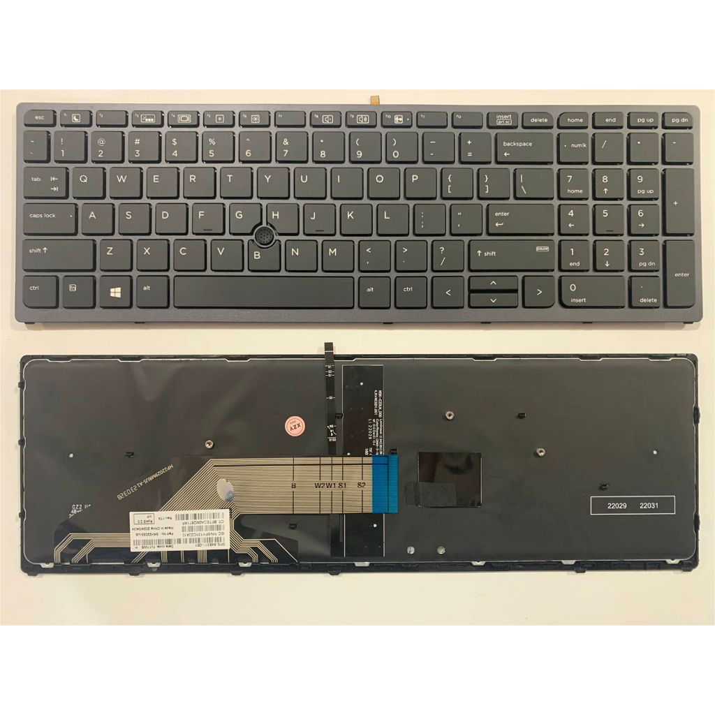 รูปแบบสหรัฐสําหรับ HP ZBOOK 15 G3 ZBOOK 15 G4 ZBOOK 17 G3 ZBOOK 17 G4 hsn-C03C HSTNN-C87C 848311-001