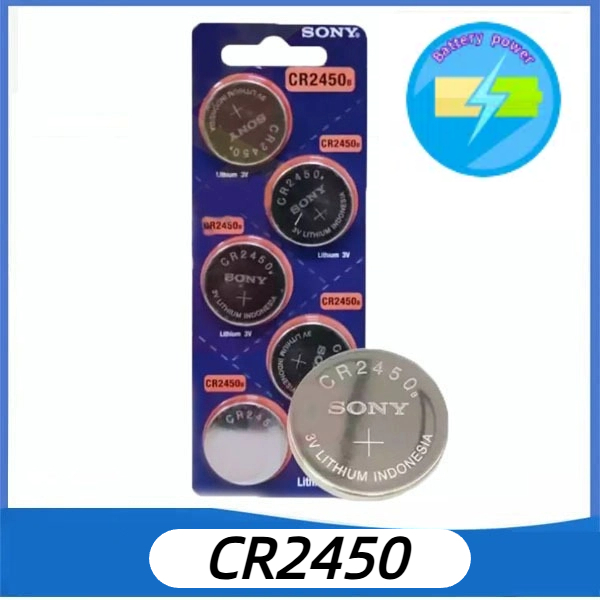 Sony CR2450 3V CR2450 DL2050 BR2450 แบตเตอรี่เซลล์ปุ่มลิเธียม