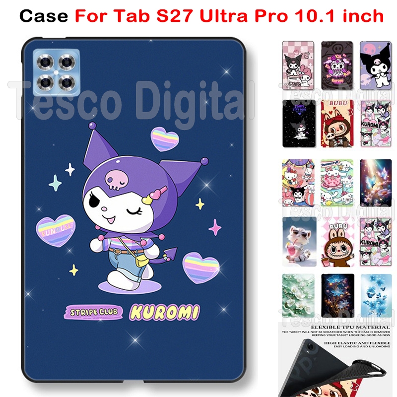 สําหรับ Tab S27 Ultra Pro 10.1 นิ้วแฟชั่นภาพวาดการ์ตูน NEZHA ฟิล์ม TPU กันกระแทกปกหลัง Tab S27 Ultra