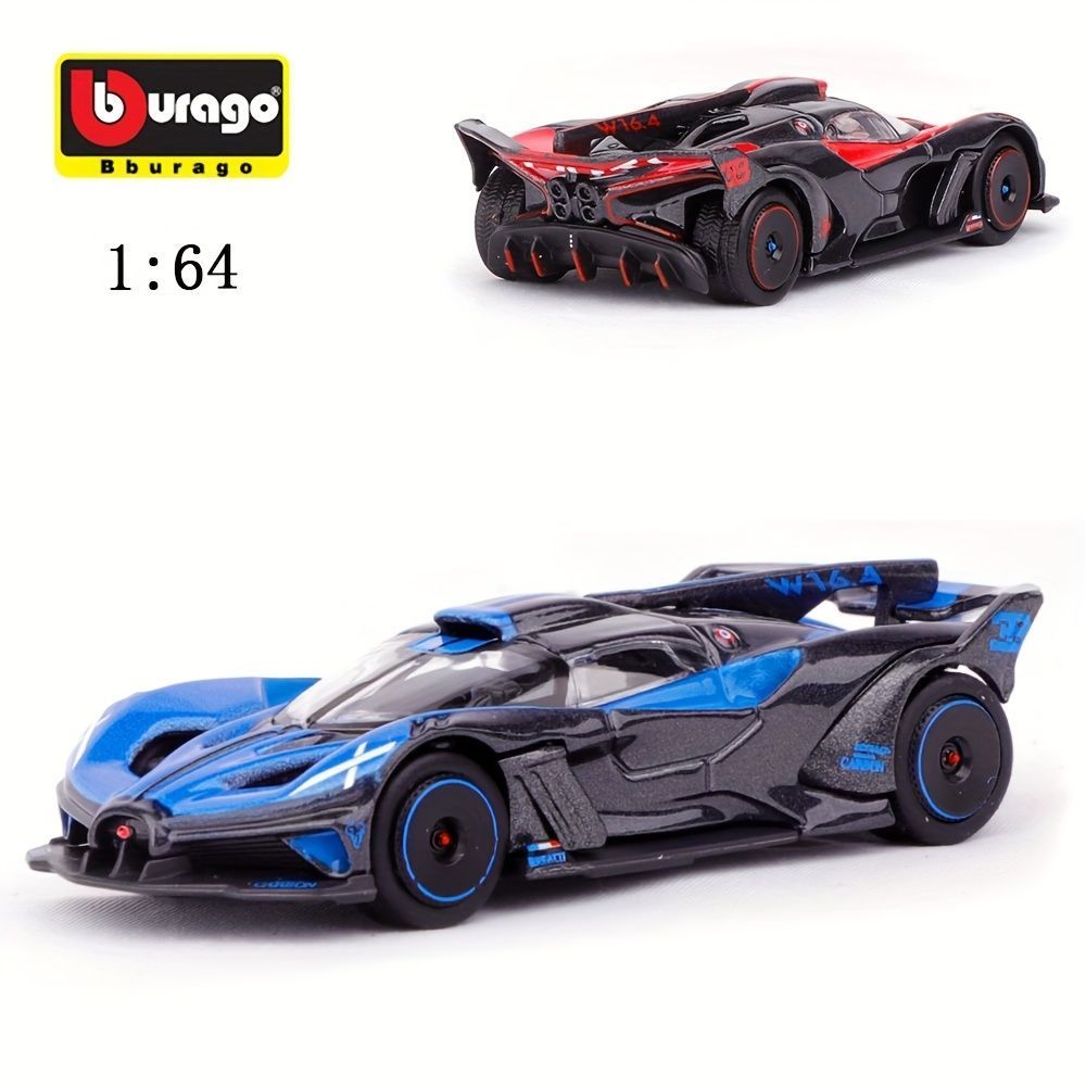 BURAGO BURAGO 1/64 Flying Fire Meteor Bugatti Bolideรถรุ่นSupercarจําลอง