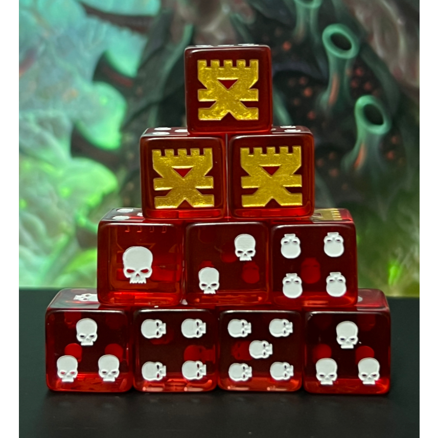 Swallower Out of Print Dice Warhammer 40K Dice Swallower Dice Warhammer Dice Terrist Army