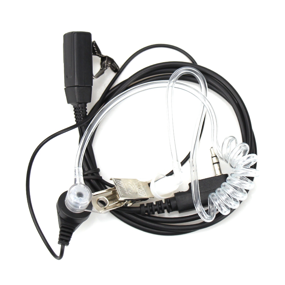 EJ-18 BAOFENG Walkie Talkies หูฟังพร้อมไมโครโฟนวิทยุหูฟังสําหรับ Walkie-Talkie 2 ขาชุดหูฟัง K5 Plus 