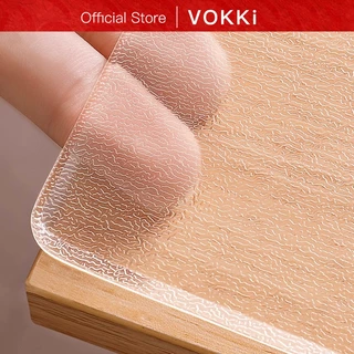 แผ่นรองโต๊ะ PVC หนา 4.0 มม. ใส/ฝ้า หลายขนาด กันรอย ทนร้อน ไม่เหลือง