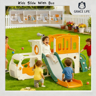 【GraceLife】Playground Kids Safe Kid Slide Indoor&Outdoor Playground Equipment Toys For Kids(1-10Age)