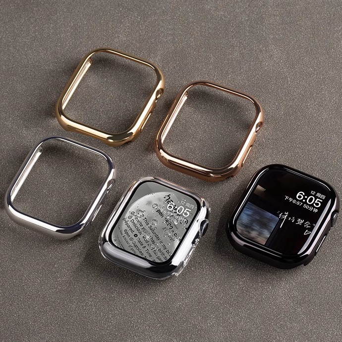 Protecor For A-pple Watch Case Series11 Series10 9 87654321,se,ultra i เคส กันชน Strong กรอบสําหรับ i นาฬิกา 40 41 44 มม.45 มม.42 มม.46 มม.IWatch กรณีฝาครอบกันชนอุปกรณ์เสริม เคส i watch Case