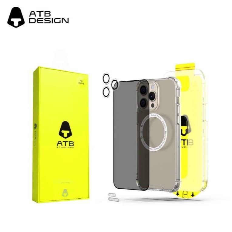 ชุดฟิล์มกระจกนิรภัยกันกระแทก Super Airbag B [iPhone14Pro] (พร้อมเครื่องมือที่มีประโยชน์มือสองรูปตัว 