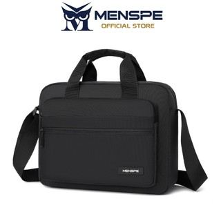 MENSPE Men's Fashion Leisure Sport Street Bag for College Student Large Capacity Business Shoulder Bag